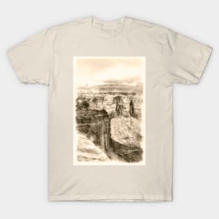 Western Canyon Watercolor T-Shirt